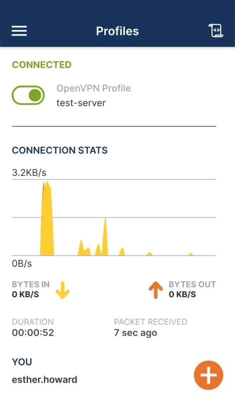 OpenVPN Connect — στιγμιότυπο οθόνης 2