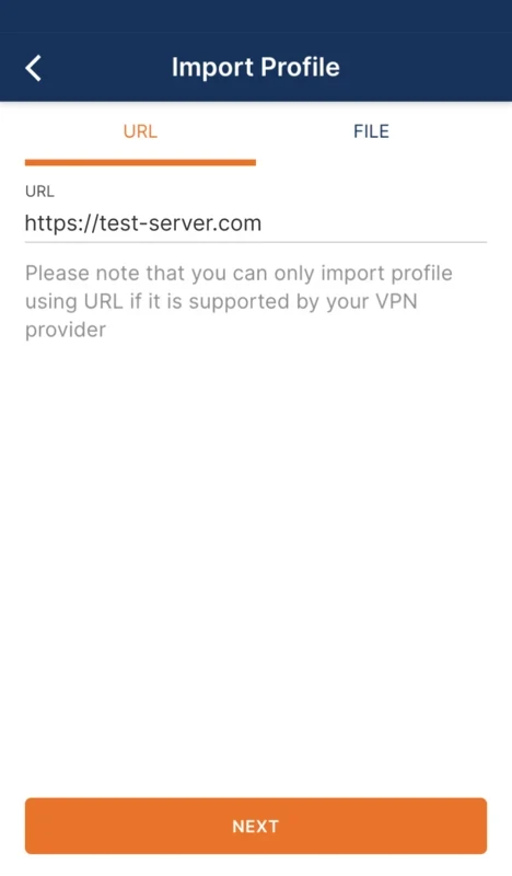 OpenVPN Connect — στιγμιότυπο οθόνης 3